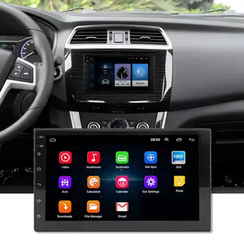 

7inch WiFi Bluetooth 2Din Car Audio Radio Stereo GPS Navigation Multimedia FM MP5 Player with Camera for Android 8.1