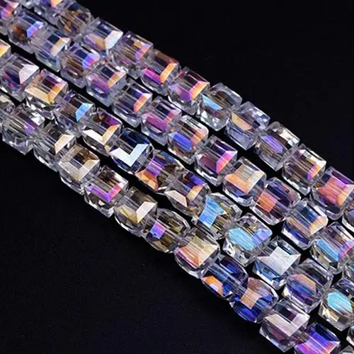 

100pcs/lot 4/6mm AB Color DIY Crystal Beads for Jewelry Making Decorative