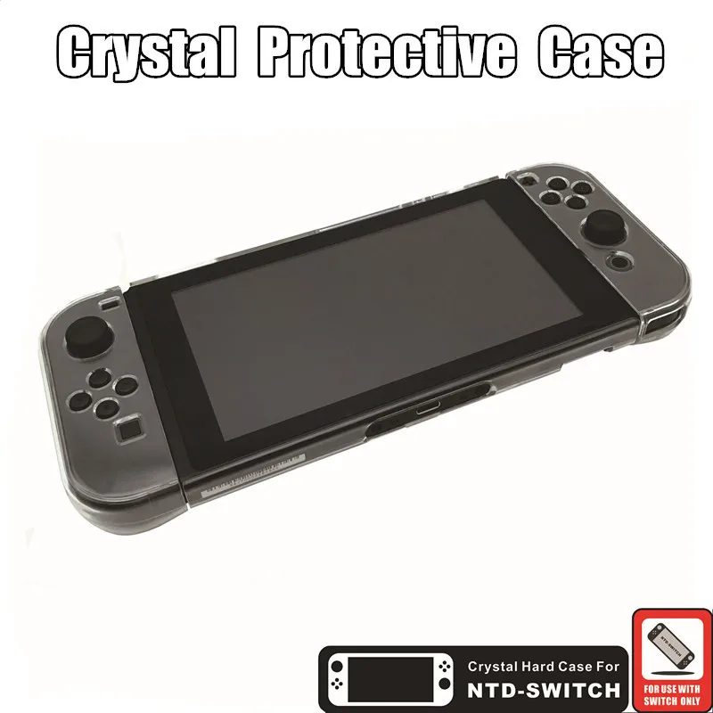

3 in 1 Protective Game Case Transparent Game Cartridge Cases Plastic Game Consoles Cover Case Dustproof FOR Switch Console