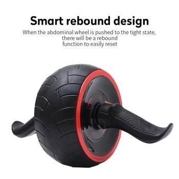 

Abdominal Roller Exercise Rebound Wheel Fitness Workout Equipment Ab Roller For Arms Back Belly ABS Trainer Body Shape Training