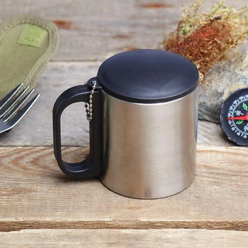 

Thermo mug 180 ml, keeps warm for 3 hours, chrome-plated, 8x10 cm 440810