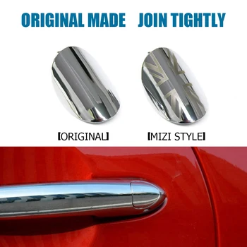 

Outside Outer Exterior Door Chrome handle Cap Cover For BMW Mini F55 F56 2010-2016 Smart Key Hole ABS Molding Trim Bezel