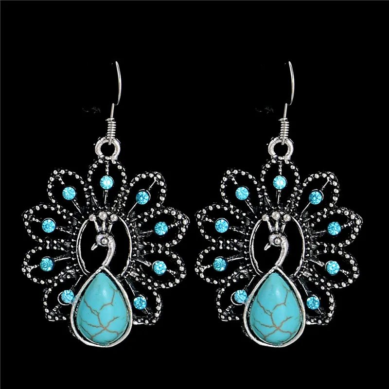 Винтажные серьги SHUANGR из серии каучук зеленого цвета камень Austrian женские|earrings