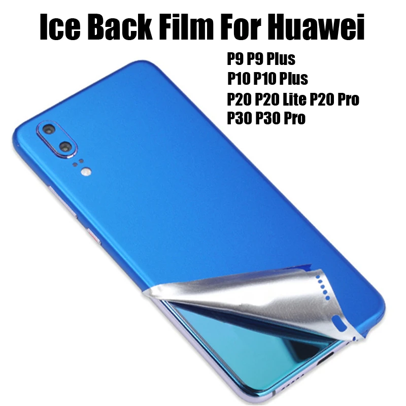 

Ice Surface Film For Huawei P9 P10 Plus P20 P30 Pro Lite Nova 3e 4e Thin Screen Protector Stickers Paster Rear Decorative Film