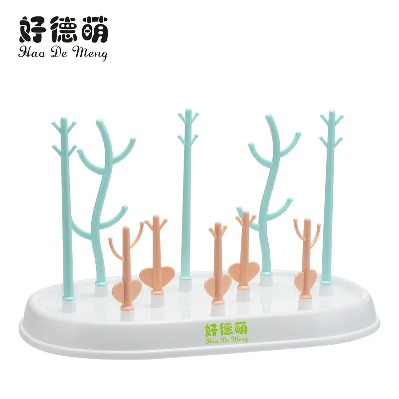 

Good German Meng Creative Tree Glass Bottle Drying Rack Holder Multi-color Northern European-Style Portable Thick Easy to Be Was
