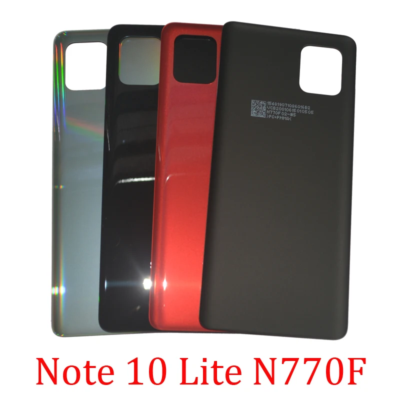 

N770F New Back Cover Panel For Samsung Galaxy Note 10 Lite N770F N770 Original Phone Housing Rear Cover Battery Door Case Part