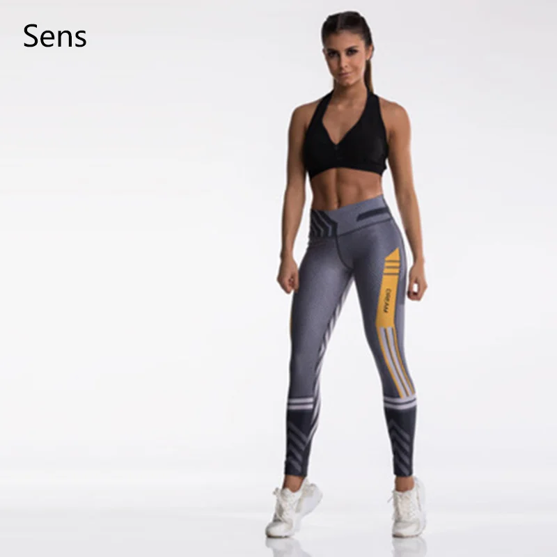 Пикантный облегающий Спортивный женские брюки для фитнеса yoga Штаны с высокой талией для йоги спортивные штаны, легинсы бесшовные леггинсы сетчатые Леггинсы спортивные - Цвет: Золотой