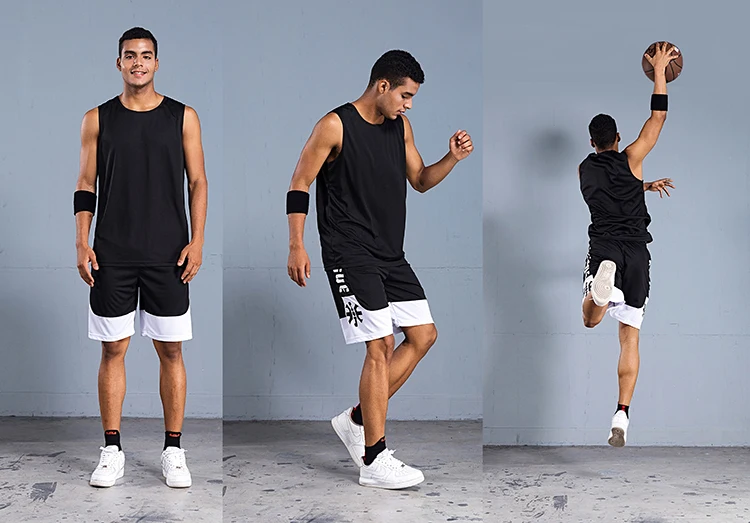 Профессиональный баскетбольные майки Для мужчин комплект из 3 предметов, рубашка+ шорты+ длинные плотные брюки тренировки пустой униформа для игры в баскетбол в колледже