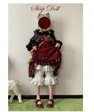 Короткие кружевные штаны lolita нижняя одежда мягкая женская в студенческом стиле