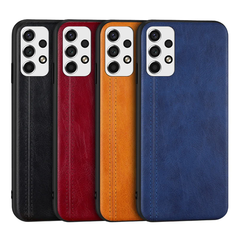 Luxury Vintage Leather Phone Case Samsung A53 - Luxury Leather Case Samsung  Galaxy - Aliexpress