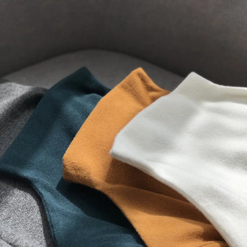 Women's Turtleneck Sweaters Autumn Winter Soft Warm Knitted Pullovers Basic Women Sweater Female Jumpers Tops Pulls Femmes