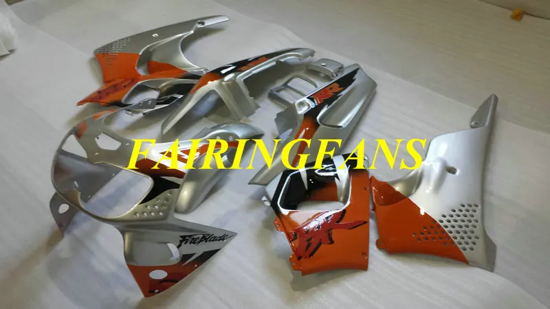 Изготовленный На Заказ обтекатель комплект для HONDA CBR900RR 893 96 97 CBR 900 RR CBR 900 RR CBR 900 1996 1997 серебро orange Обтекатели на кузов+ подарки HN06