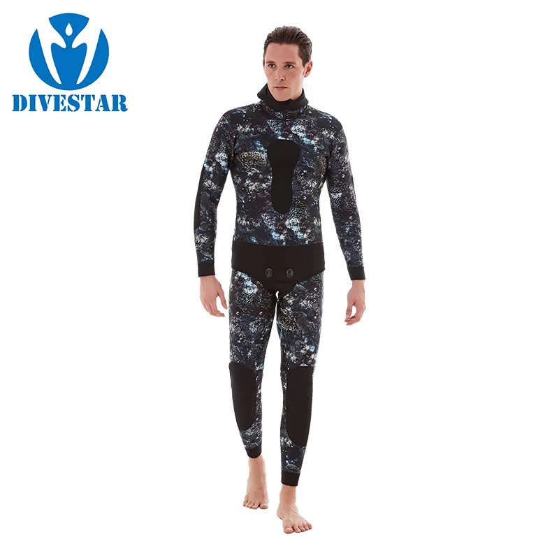 7 мм неопрен гидрокостюм для мужчин всего тела Дайвинг костюм назад Цельный купальник с длинными рукавами для серфинга и подводного плавания Каякинг гидрокостюм