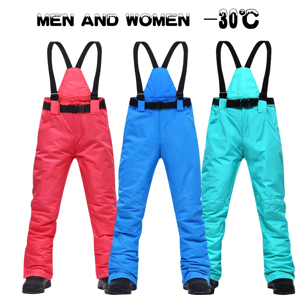 Online Pantaloni Da Sci Da donna Marche Nuovo Sport Esterni di Alta Qualità Bretelle Dei Pantaloni Degli Uomini Antivento Impermeabile Caldo Inverno Neve Snowboard