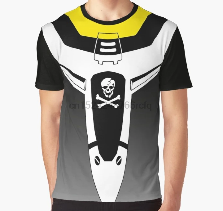 All Over Print 3D Tshirt Men Funny T Shirt Macross Skull Squadron Custom Full Big print Graphic T-Shirt | Мужская одежда