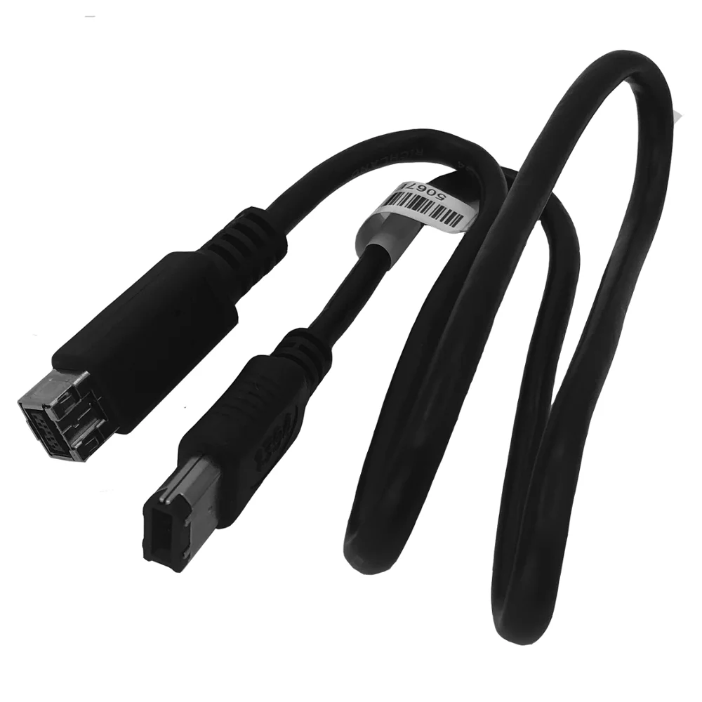 Кабель FireWire с 9 pin на 6 Pin 800 400 / IEEE 1394B черный цвет|firewire 400|firewire 8006 |