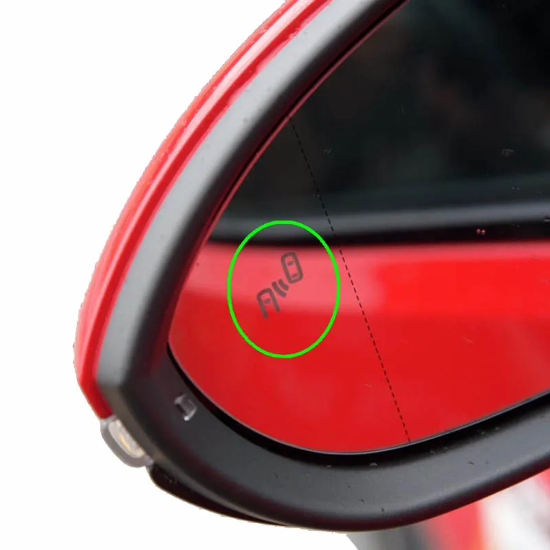 Car Blind Spot Radar Detection Rear View Mirror Auto Electronics LED Warning Light For VW Golf 4 5 6 7 Golf7 MK5 MK6 MK7