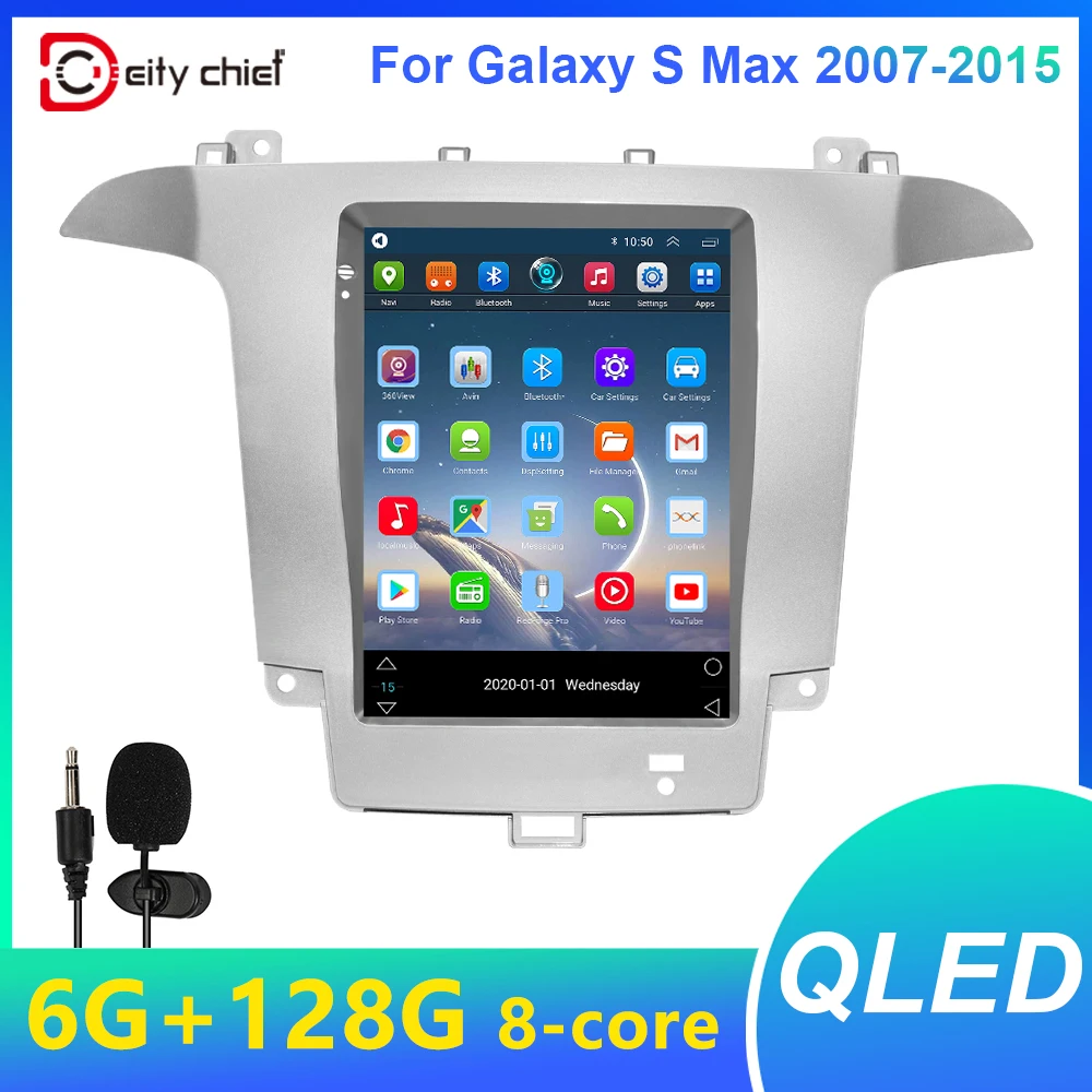 Автомагнитола для Ford Galaxy S Max C MAX 2007-2015 мультимедийный проигрыватель на Android