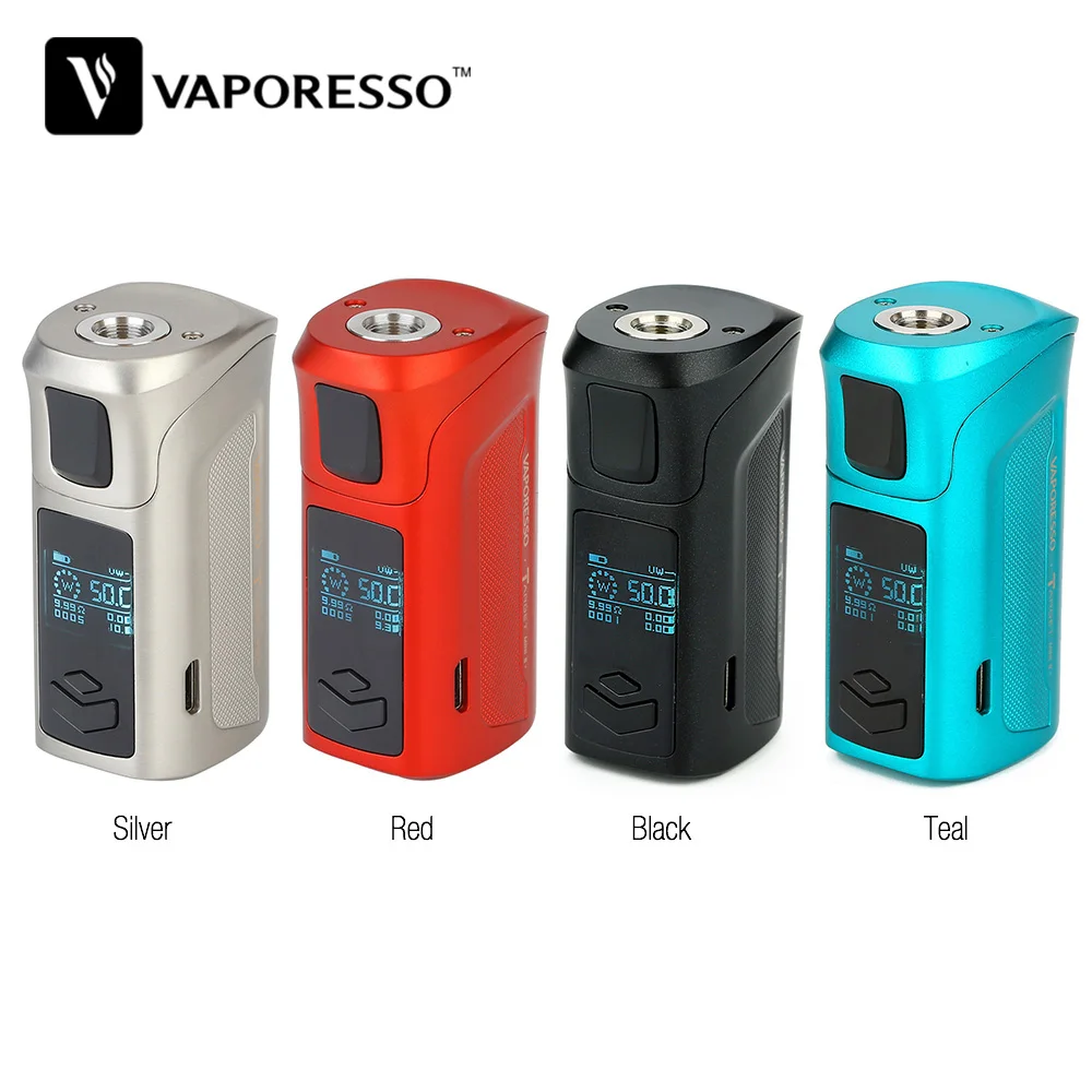 Vaporesso Target Mini 2 50 Вт коробка мод с 2000 мАч встроенный аккумулятор и 2А Быстрая зарядка маленький размер электронная сигарета Vape мод VS люкс