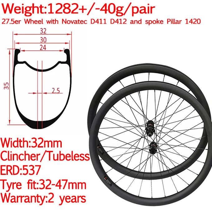 Асимметричная ширина 32 мм 650B 27,5 er Углеродные MTB гравий диск колеса велосипеда XD бескамерные boost wheelest 12*100 12*142 15*110 12*148