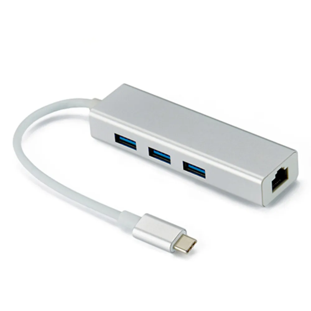 Адаптер USB C RJ45 для сетевого разъема 3 0 MacBook Samsung ноутбука Huawei P20 Pro адаптер