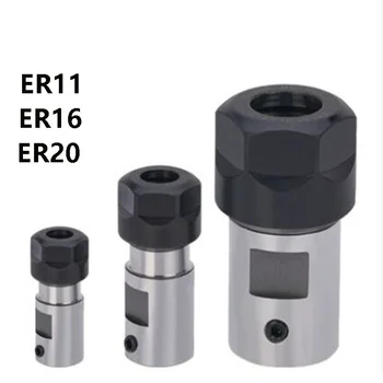 

ER11 ER16 ER20 C16 C20 C25 Motor Shaft Extension Rod Spindle Tools Holder Inner For CNC Milling Boring Chuck handle 5mm 6mm 8mm