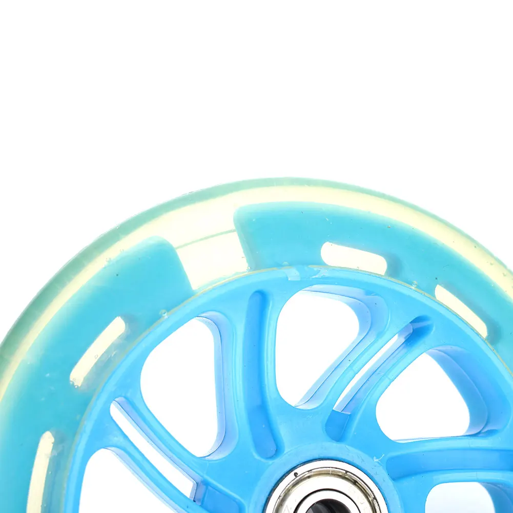 Ролики 2 цвета 120 мм прочная Тележка для покупок Одиночная деформационная горка скутер Лонгборд шкив колеса ПУ Скейтборд Колеса