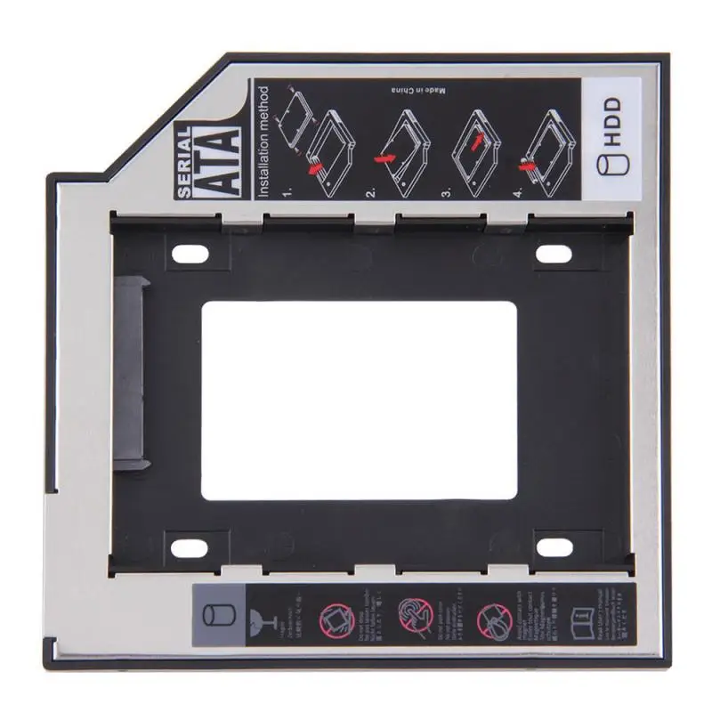 SATA HDD SSD Caddy laptop 12 7 мм 2-й Алюминиевый адаптер для жесткого диска IBM Lenovo Thinkpad