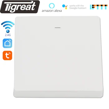 

Smart Light Switch Button EU UK Wifi Plug Wireless Power Wall Socket Remote Control Tuya App Alexa Google Home Assistant IFTTT