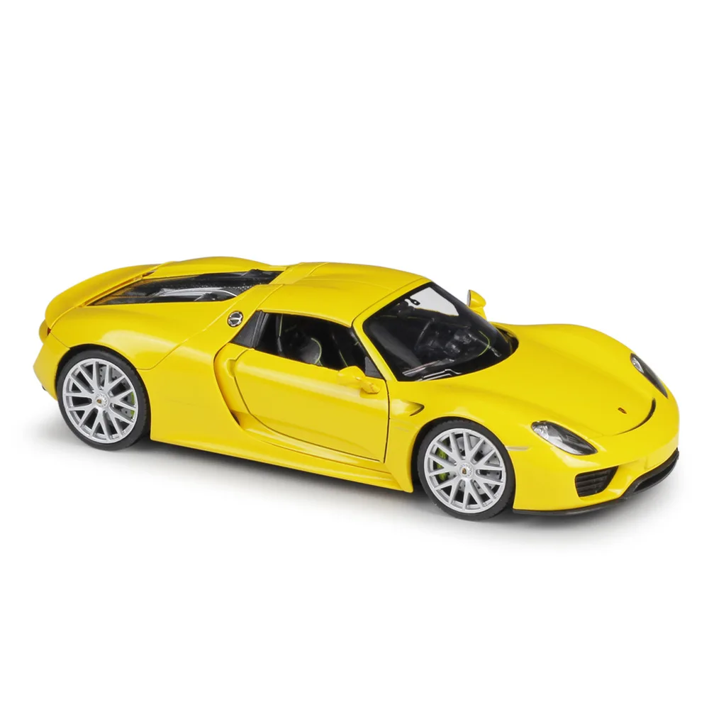 WELLY 1:24 SUBARU IMPREZA WRX STI sports car simulation alloy car model crafts decoration collection toy tools gift - Color: Sky blue