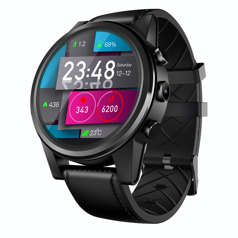 Zeblaze vibe 3 pro 5 thor 4 Смарт-часы для мужчин smartwatch 4G 1,6 дюймов Камера gps монитор сердечного ритма шагомер SIM ответ на вызов 1,6-дюймовый кристаллический дисплей GPS / ГЛОНАСС Quad Core 16 ГБ 600 мАч Гибр