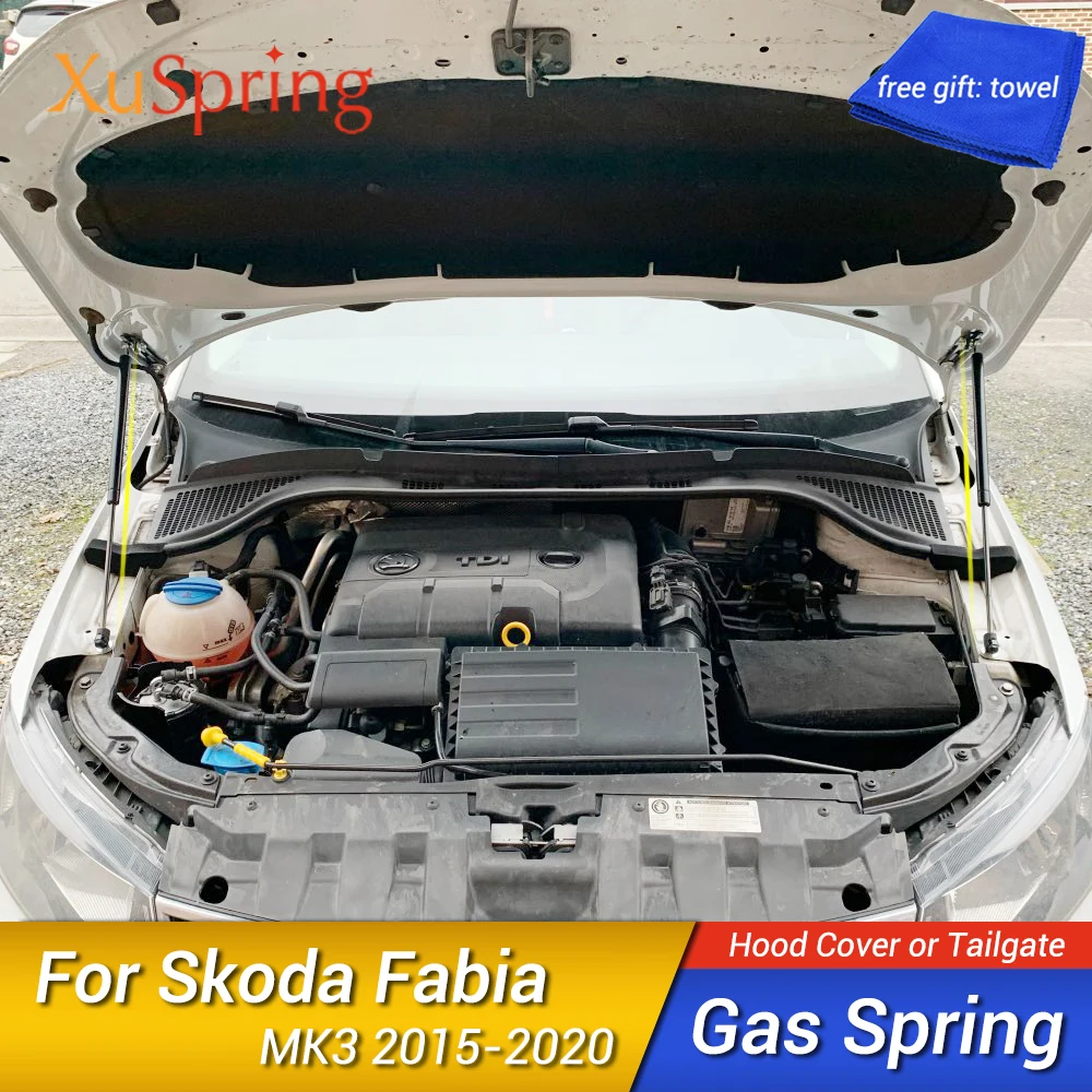 Для Skoda Fabia MK3 2015 2016 2017 2018 2019 2020 Автомобильная крышка фотоподъемник подвесной