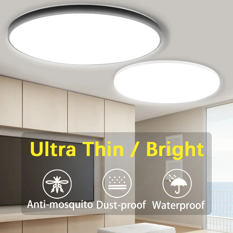 

20inch Large Modern Ceiling Lights for Living Room Decorative LED Ceiling Lamps Nordic Indoor Lighting Fixture for Home Bedroom