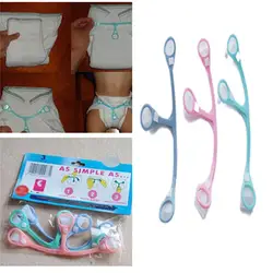 3 шт Пластиковые Детские Snappi ткань крепления для подгузников 3 цвета младенческой пояс подгузника пряжки