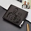Customized Photo Wallet for Men Personalized Engraved Bifold Wallet Custom Photo Wallets Father's Day Gift for Dad from Daughter ► Photo 1/6