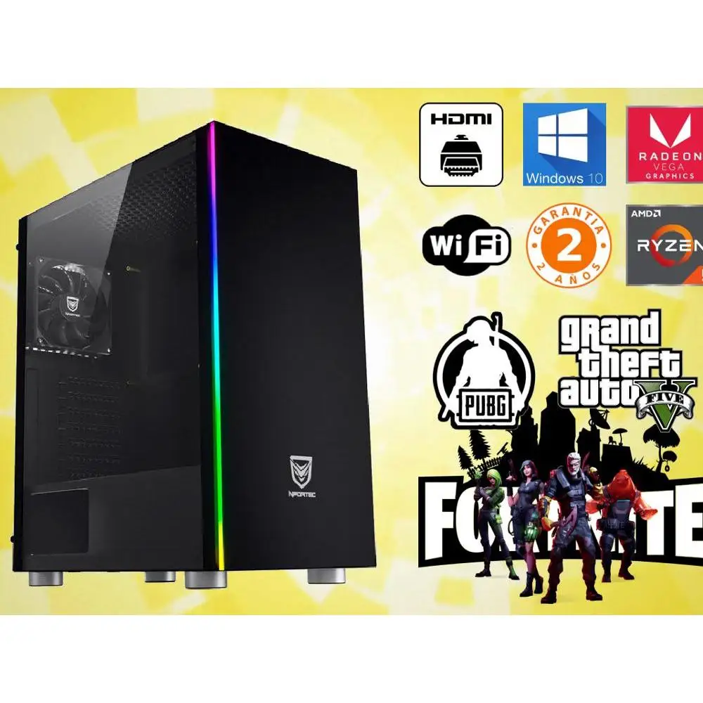 -Игры на ПК-Ryzen 5 3400G-8 жестких ГБ/16 ГБ ОЗУ-500 Гб/1 ТБ HDD-120/240 SSD-GPU: RADEON RX VEGA 11-WINDOWS 10-2 года