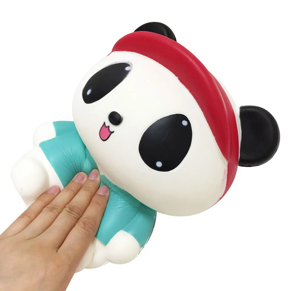 Мягкие и милые Gigantes Panda Squeeze игрушки мягкие Jumbo Pandas ароматизированный медленно поднимающийся детские игрушки дети подарок снятие стресса 726