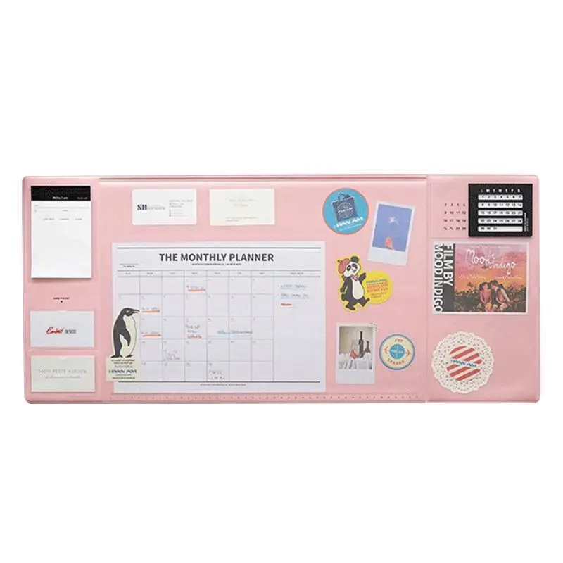 

Mixed Fashion Multi-function PVC Waterproof Anti-Slip Mouse Pad Large Size Desk Computer Laptop Mice Pad Protector Mat