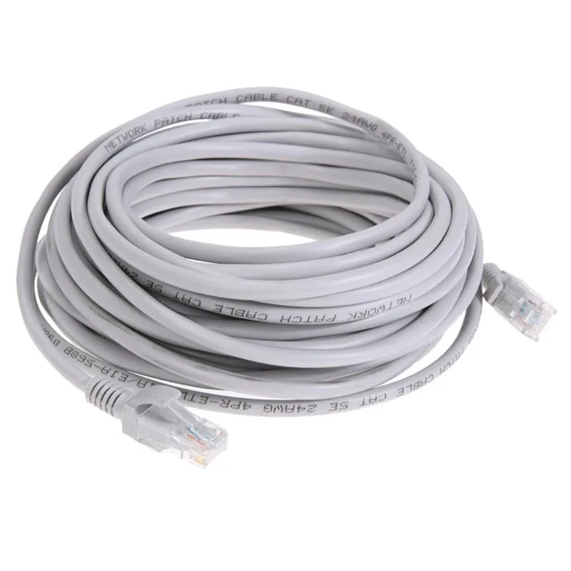 Высокоскоростной Ethernet Кабель Cat5e RJ45, сетевой LAN кабель, компьютерный маршрутизатор, компьютерный кабель 1 м/5 м/10 м/15 м/30 м/50 м/100 м|Компьютерные кабели и разъемы| | АлиЭкспресс