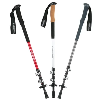 

2Pcs Ultralight Carbon Fiber Trekking Poles Outdoor Camping Hiking Climbing Walking Stick Telescopic Nordic Alpenstock