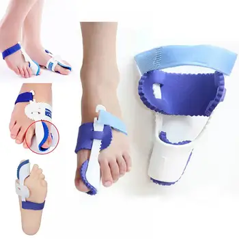 

2Pcs/pair Big Toe Separator Corrector Straightener Bunion Splint Toe Straightener Foot Pain Relief Hallux Valgus Feet Care