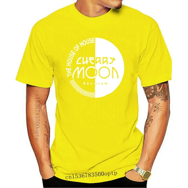 New 2021 Cherry Moon Belgian House Techno Music club-life T-SHIRT Unisex S - XXL yellowMen