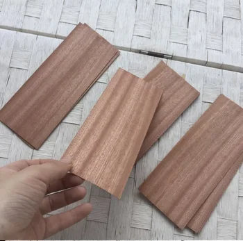 

20Pieces/Lot 6x16cm Thickness:0.5mm Sapele Wood Chips Solid Wood Sheets Veneer