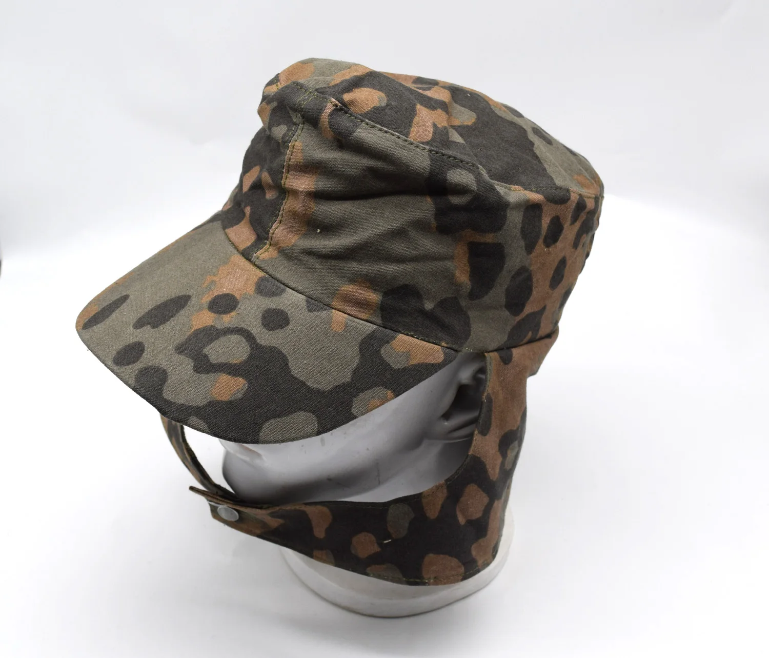 Reenactment German Army Camo Cap Camouflage Hat Autumn Plane Tree Color