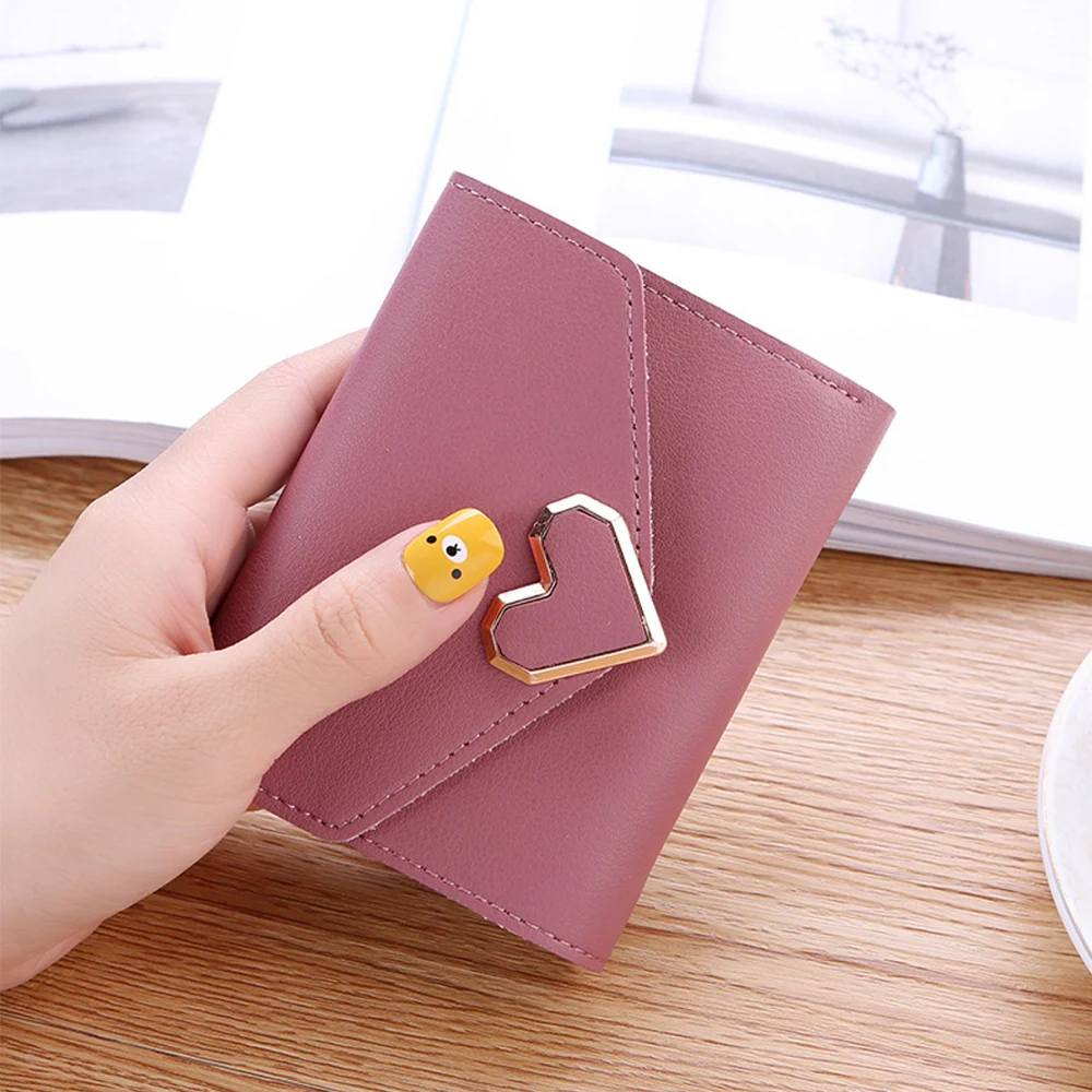 

New Money Small Wallet Women Casual Solid Wallet Fashion Female Short Mini All-match Korean Students Love Small Wallet