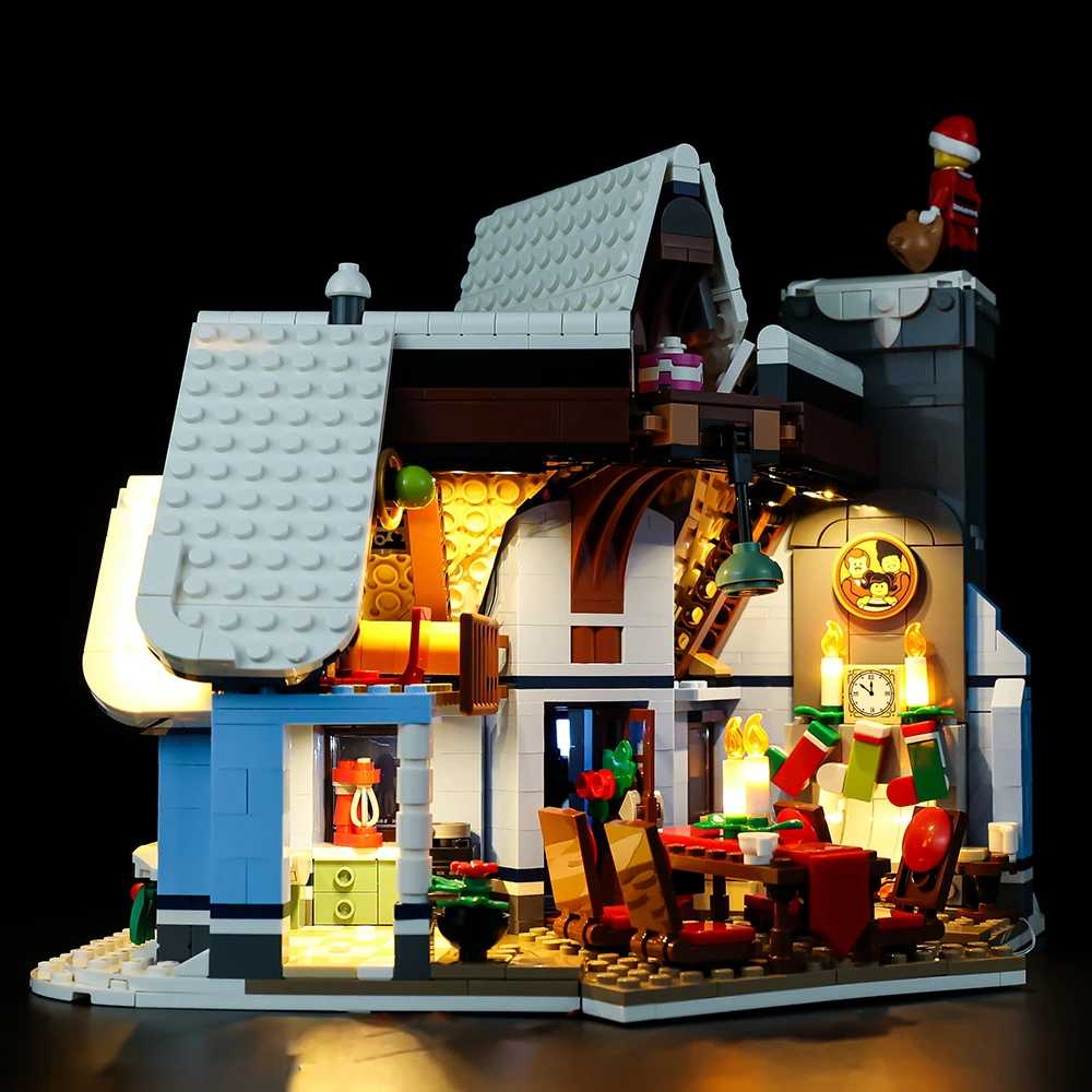  Lego Creator Winter Village Collections Santa's Visit 10293 :  Toys & Games