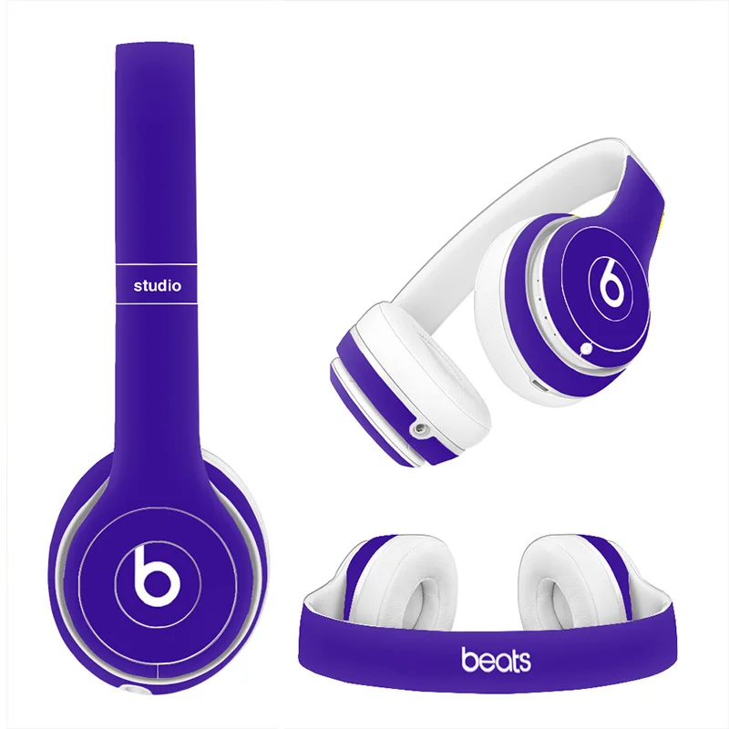 Pure color design  Vinyl Decal Skin for Bea ts studio  2 stu dio 3 Wireless Headphone for b eats studio 3 skin sticker