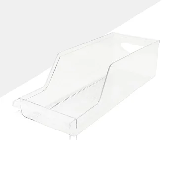 

Beverage Fridge Refrigerator Drinks Can Containers Dispenser for Kitchen Pantry (Clear)