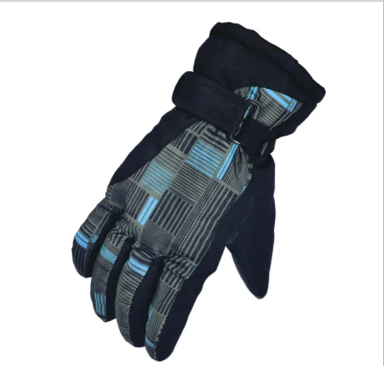 "Waterproof Gloves Ladies Non-Slip Touch Screen Ski Fashion Riding Women Gloves New Winter Mens Warm And Wind-proof " - Цвет: AT8816ganlanlv