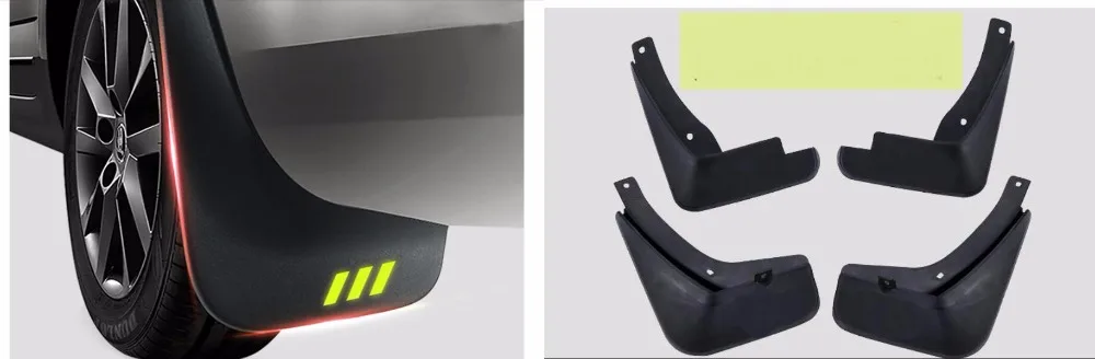 

For Toyota C-HR CHR 2016 2017 2018 Car Mudflaps Molded Splash Guards Mud Flaps Mud Guard Car Styling Auto Accessories